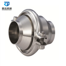 Sanitary  check valve clamped one way check valve stainless steel spring check valve